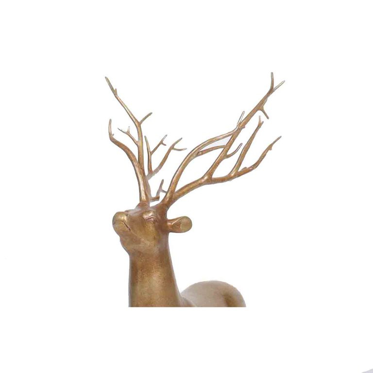 Holiday Time Gold Standing Deer Christmas Tabletop Decoration, 15.5 inch | Walmart (US)