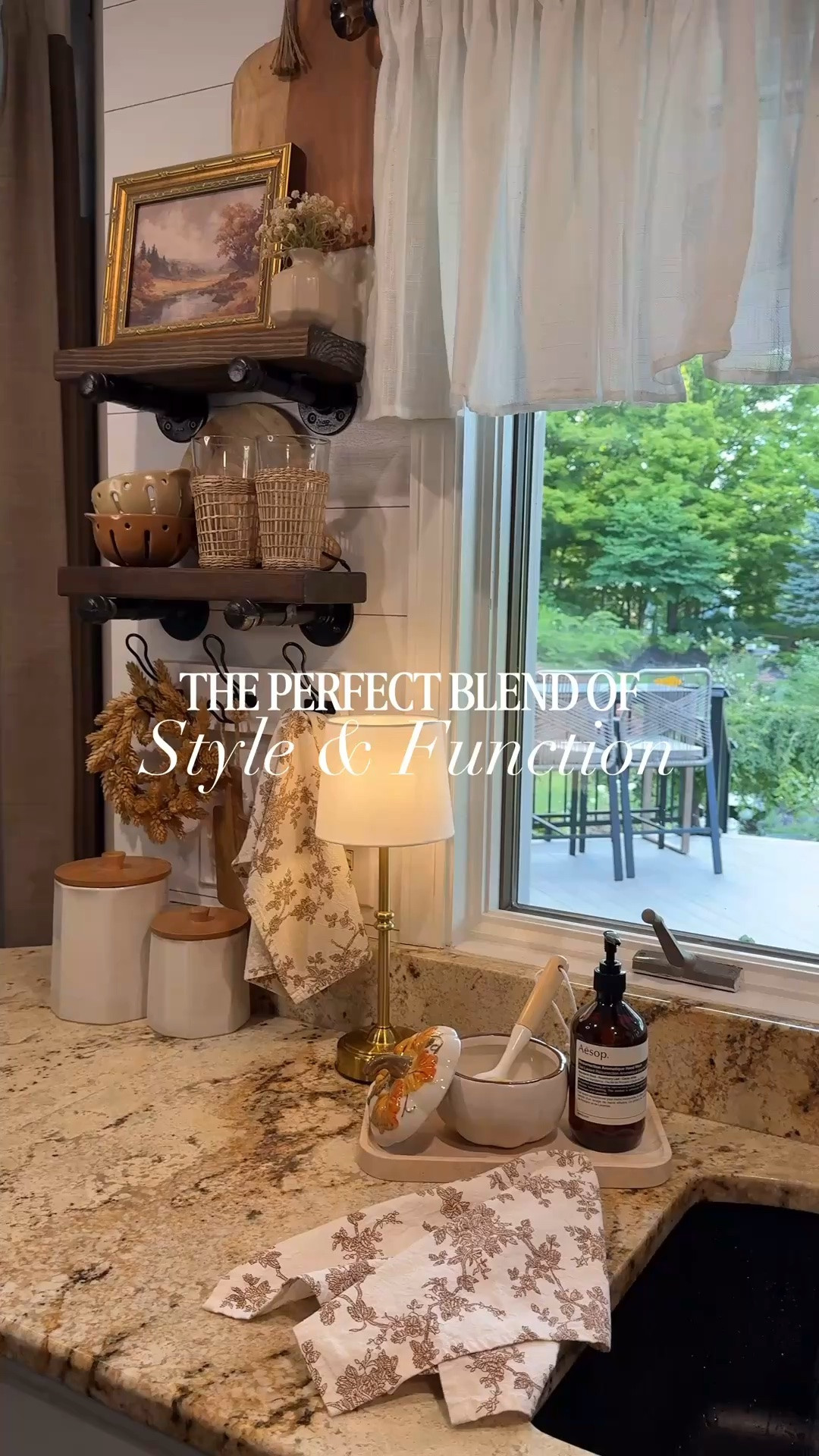 The Perfect Blend of Style & Function

Your kitchen sink is one of the most-used spaces in your home, so why not make it beautiful and functional? A few simple finds can make this everyday space feel warmer, more organized, and so much more intentional.

Follow @farmtotablecreations on Instagram for more home finds and styling inspiration.

#KitchenDecor #KitchenStyling #KitchenAccessories #KitchenSink #KitchenCounterDecor #ModernOrganic #CozyHome #AmazonHomeFinds #FallKitchenDecor

#LTKSeasonal #LTKHome #LTKSaleAlert