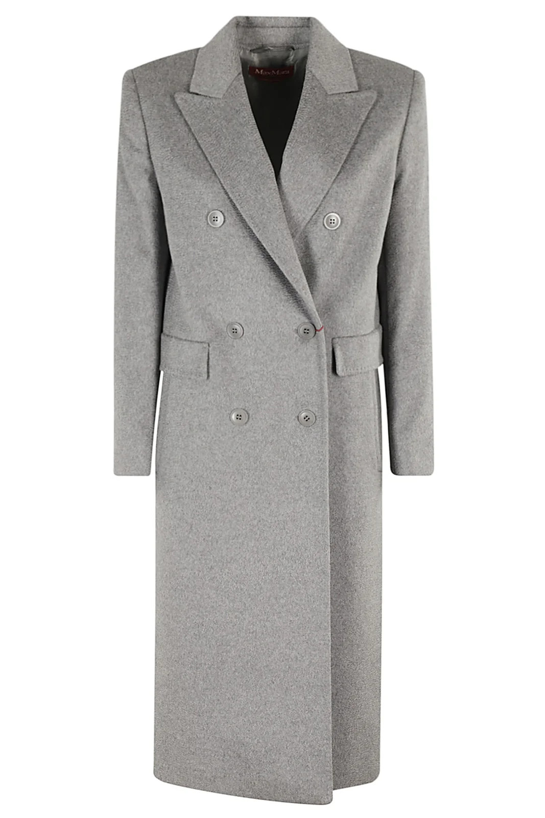 Max Mara Studio Double-Breasted Long-Sleeved Coat | Cettire Global