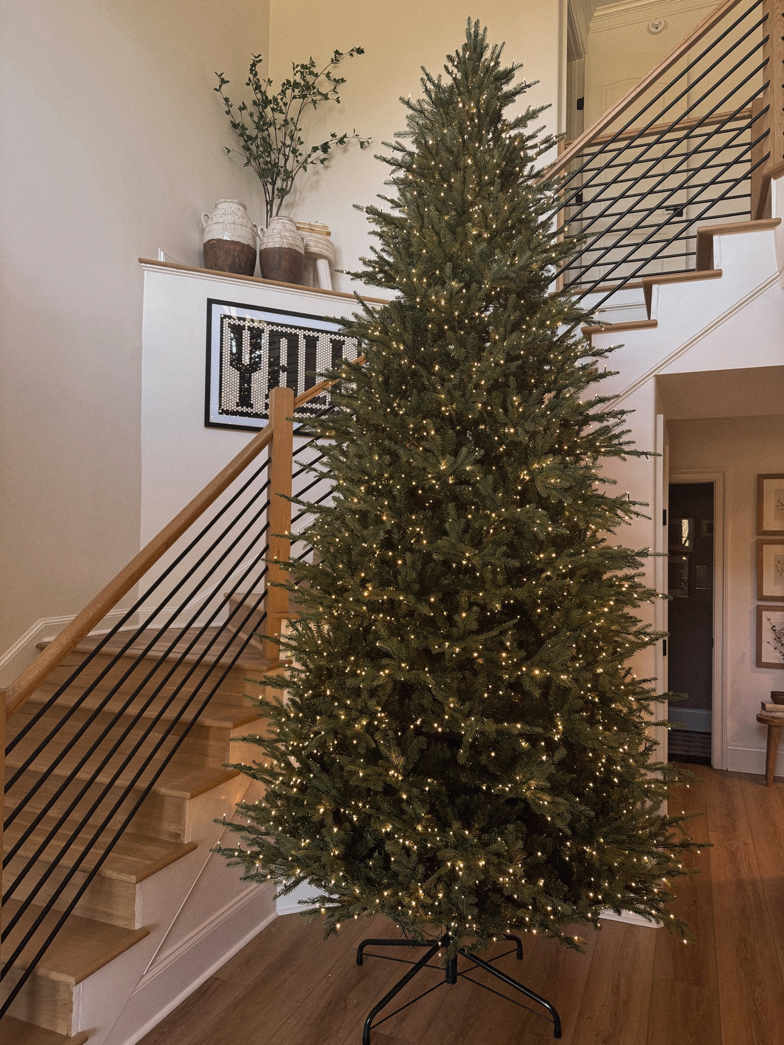 I HAD TO, ok!?! 🥹🙈🎄 I waited forever for this tree and a staircase to put it up by — & mama Amy being in town was perfect! This is the 12 foot Home Depot Grand Duchess viral twinkle tree✨ & she is GORG!!!! 

I plan to compare this one to a couple others this season so stay tuned in the coming weeks! LOVE HER! 🤎 I won’t decorate till after Halloween now 🤣 

Christmas decor / home decor / seasonal / trending now / holidays / Holley Gabrielle  

#LTKHome #LTKSeasonal #LTKHoliday