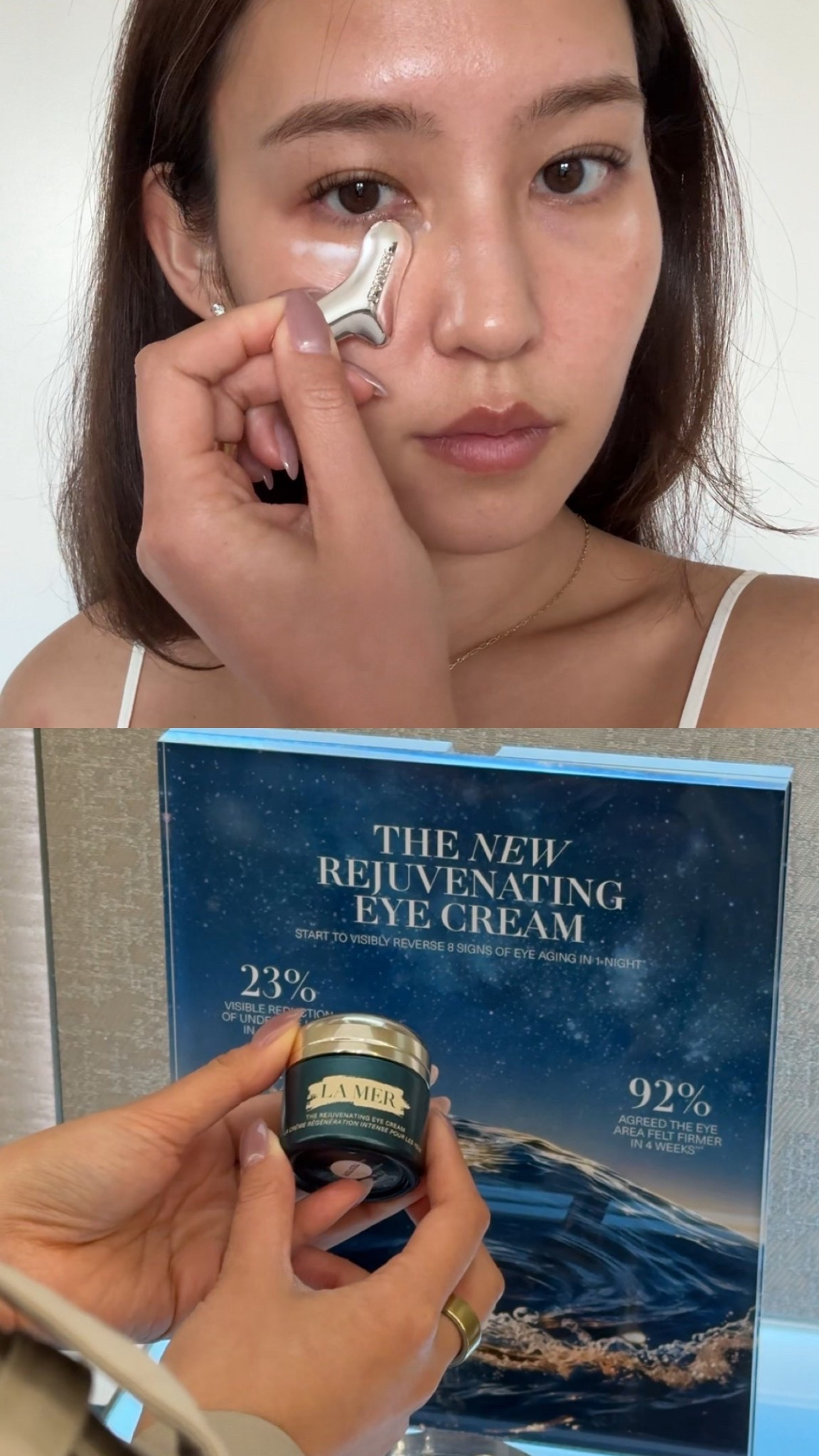 My current favorite new Rejuvenating Eye Cream from @lamer -- you can find and test it out with the new eye tool at the NYC 59th @bloomingdales store #eyecream #BloomiesPartner

#LTKBeauty #LTKselfcare #LTKgrwm