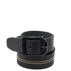 CINTO PESPONTO DUPLO PRETO | Mr. Cat (BR)