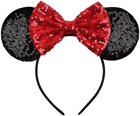 FANYITY Mouse Ears, Mice Sequin Ears Headbands for Boys Girls Women Cosplay Costume Princess Part... | Amazon (US)