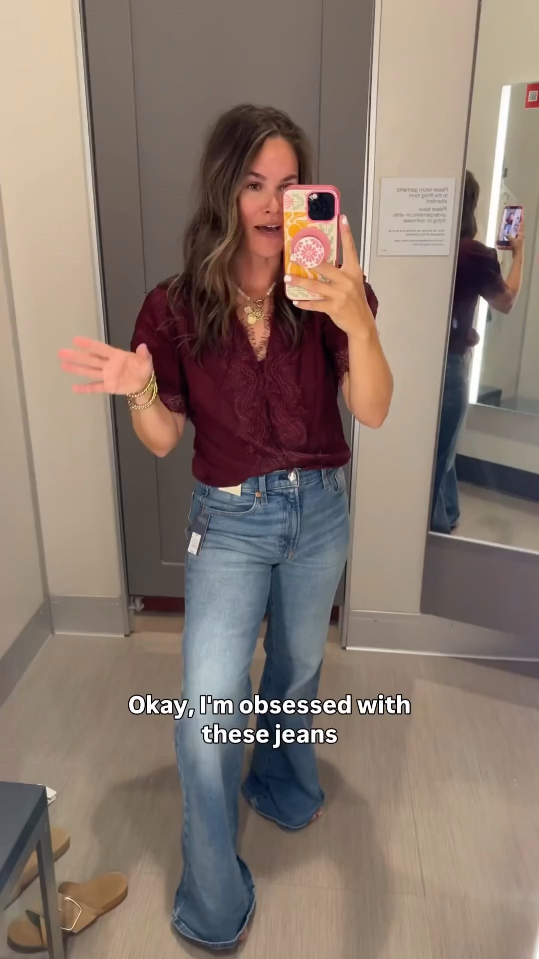 This top is on sale from @Target 🎯 Burgendy is having a moment this fall 🍂

#LTKSaleAlert #LTKootd #LTKmomlife