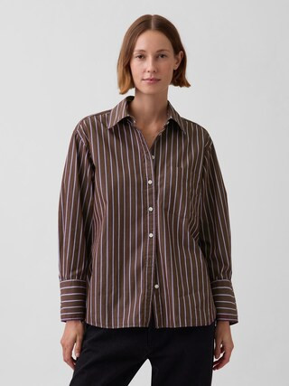 Organic Cotton Poplin Big Shirt | Gap (US)