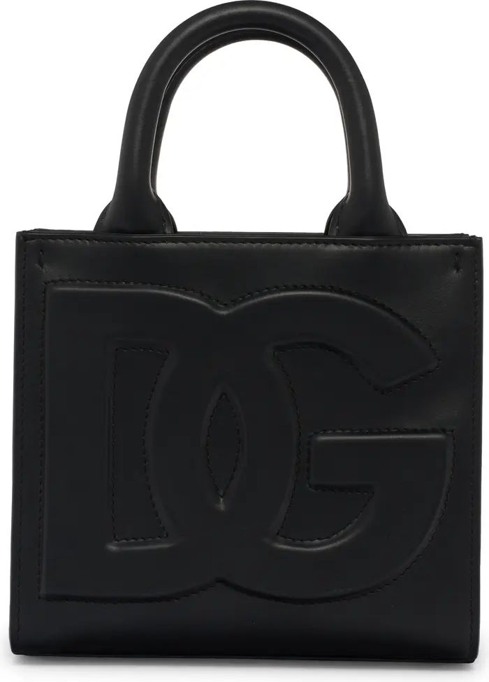 Dolce&Gabbana Mini DG Logo Daily Leather Tote | Nordstrom | Nordstrom