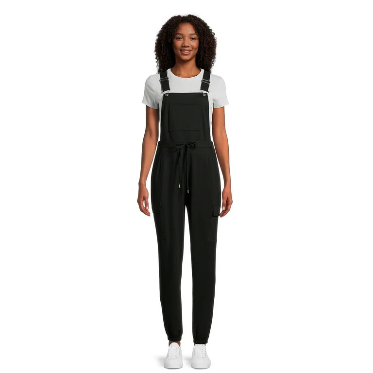 No Boundaries Juniors Knit Overalls, Sizes XS-3XL | Walmart (US)