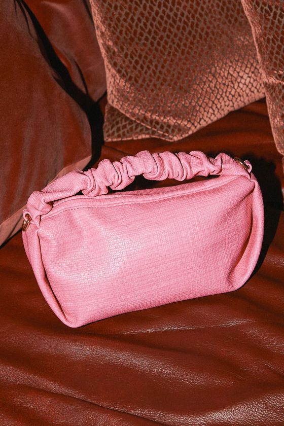 Zoella Hot Pink Ruched Handle Crossbody Bag | Lulus (US)