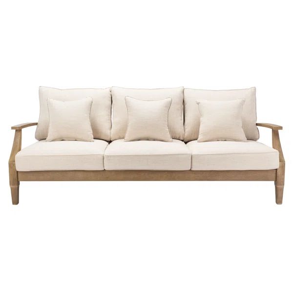 Samya 83'' Wide Outdoor Patio Sofa with Cushions | Wayfair North America