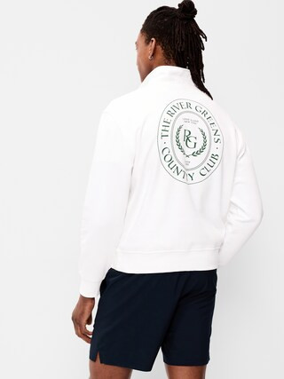 Rotation Fleece Graphic Quarter Zip | Old Navy (US)
