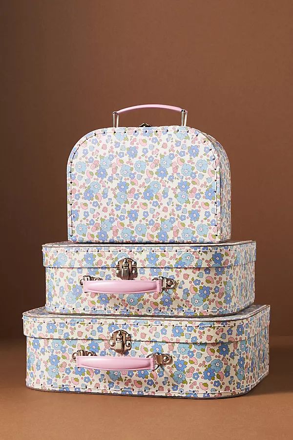 Alimrose Suitcase Set By Alimrose in Blue | Anthropologie (US)