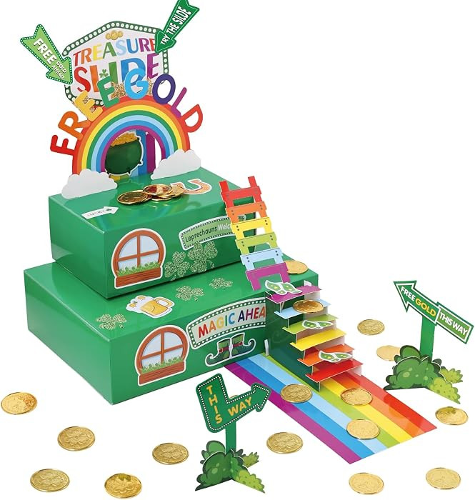 Aozer St. Patrick's Day Leprechaun Trap Kit for Kids, DIY Craft Kit to Catch a Leprechaun, Fun St... | Amazon (US)