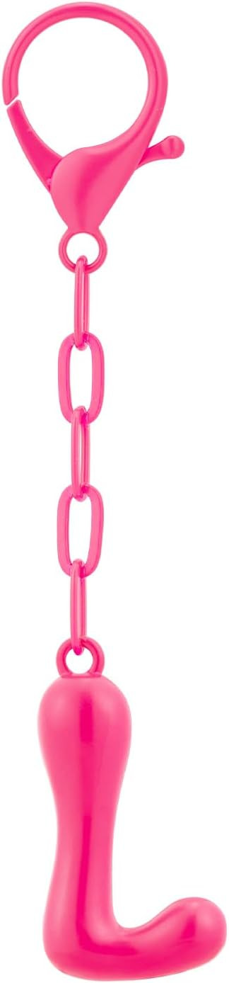 Initial Bag Charms, Bubble Letter Charm for Handbags, Cute Keychain with Letter, Initial Bag Char... | Amazon (US)