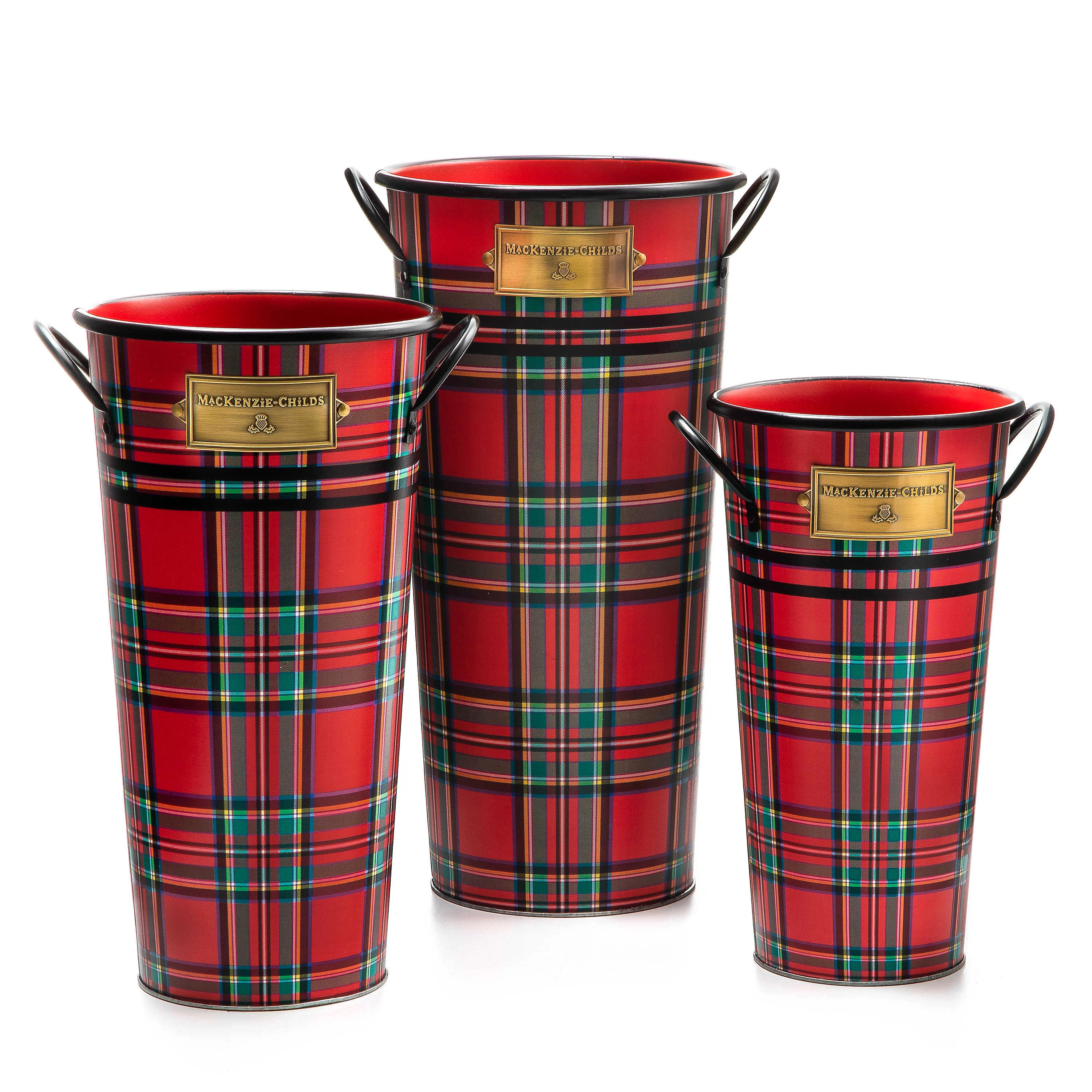 MacKenzie-Childs 3 PieceTartastic Flower Buckets Set | Wayfair | Wayfair North America