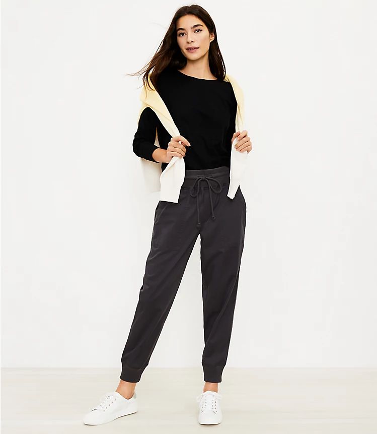 Lou & Grey Supersoft Sateen Cargo Pants | LOFT