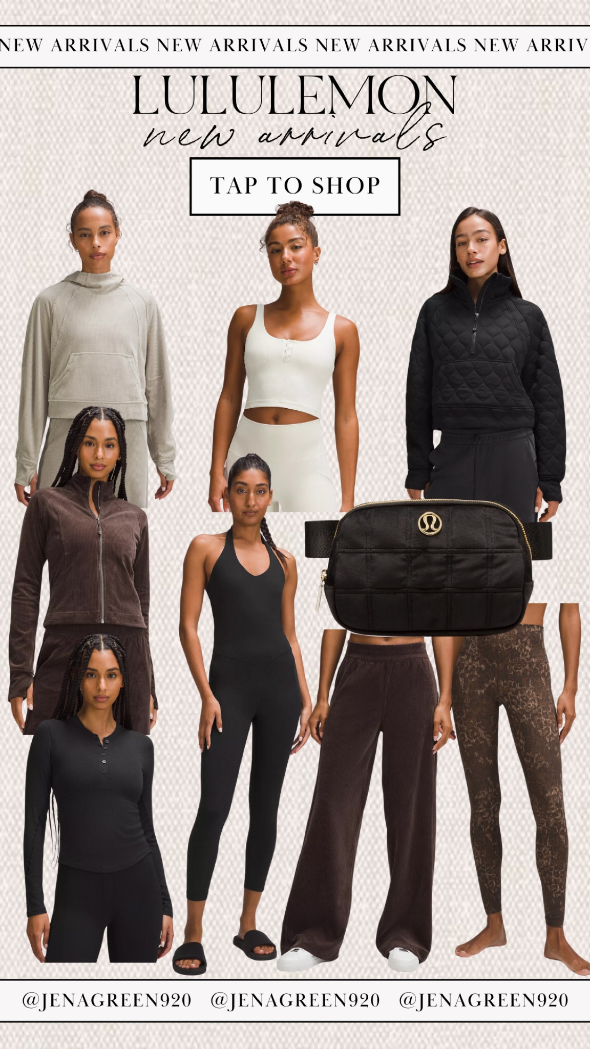 Lululemon New Arrivals | Athleisure Style | Gym Outfit | Belt Bag | Quilted Pullover | Padded Tank | Leopard Print Leggings 

#LTKfitness #LTKstyletip #LTKGiftGuide