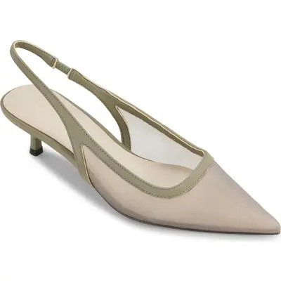 Yosi Samra Delilah Slingback Pump in Taupe at Nordstrom, Size 10 | Nordstrom