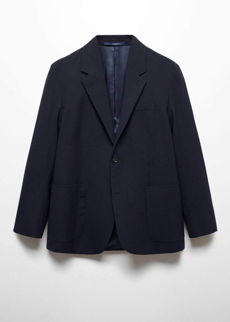 Relaxed-fit wool blazer -  Men | Mango Man USA | MANGO (US)