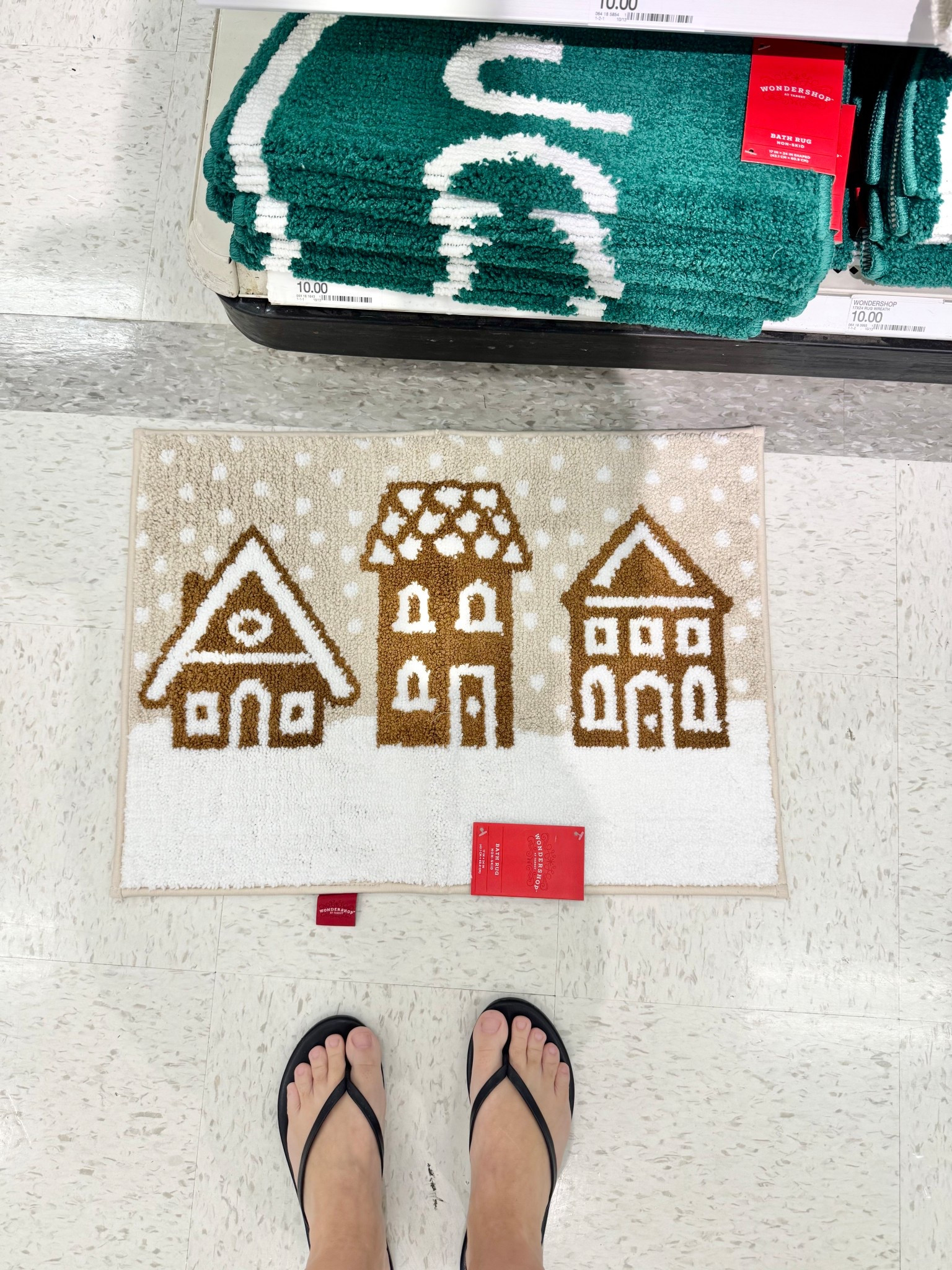Gingerbread rug, gingerbread bathroom rug, Christmas bathroom rug, Christmas rug, kids bathroom rug, guest bathroom Christmas rug, target Christmas rug 

#LTKHoliday #LTKHome #LTKSeasonal