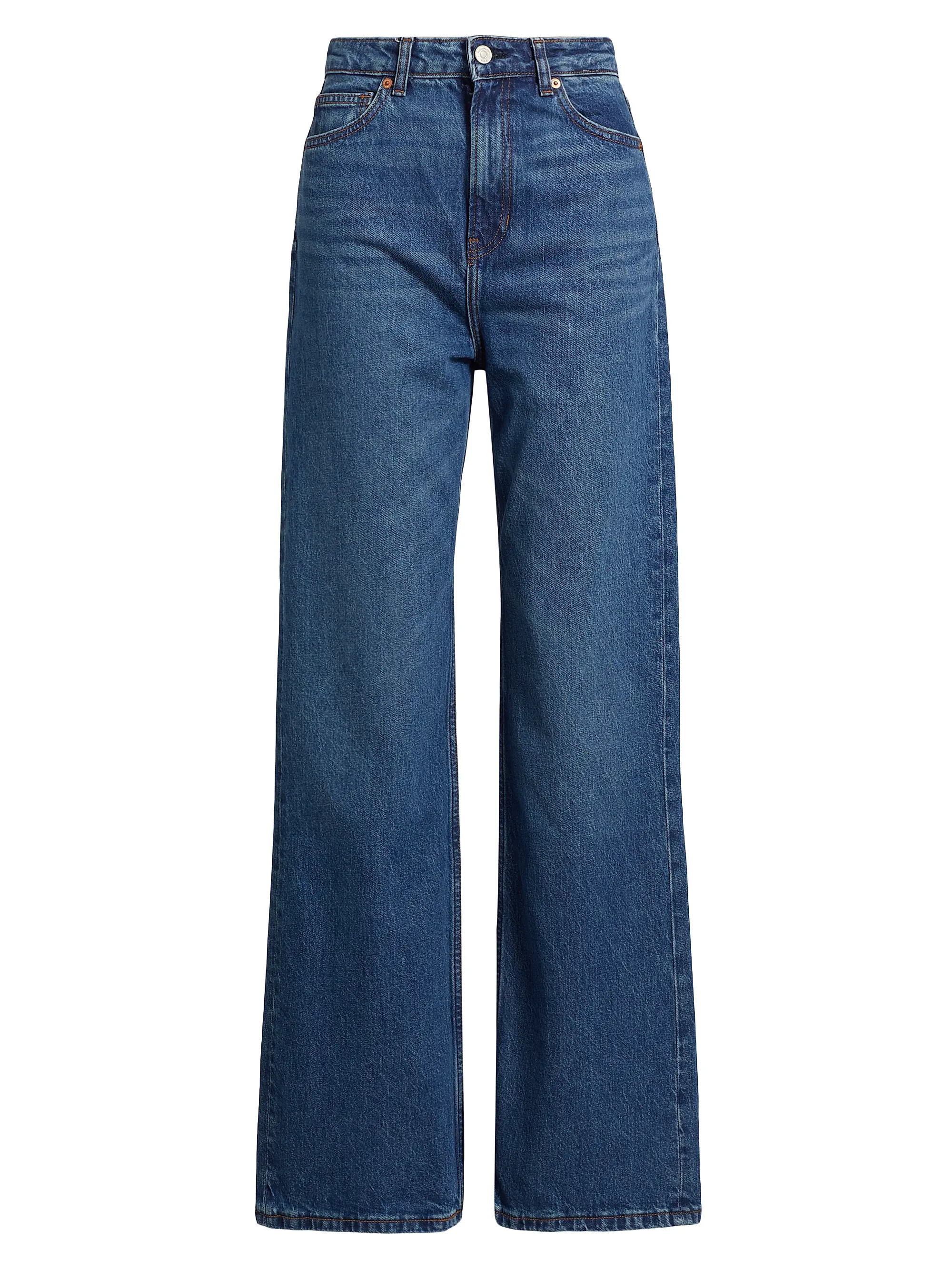 Wilder Stretch High-Rise Wide-Leg Jeans | Saks Fifth Avenue
