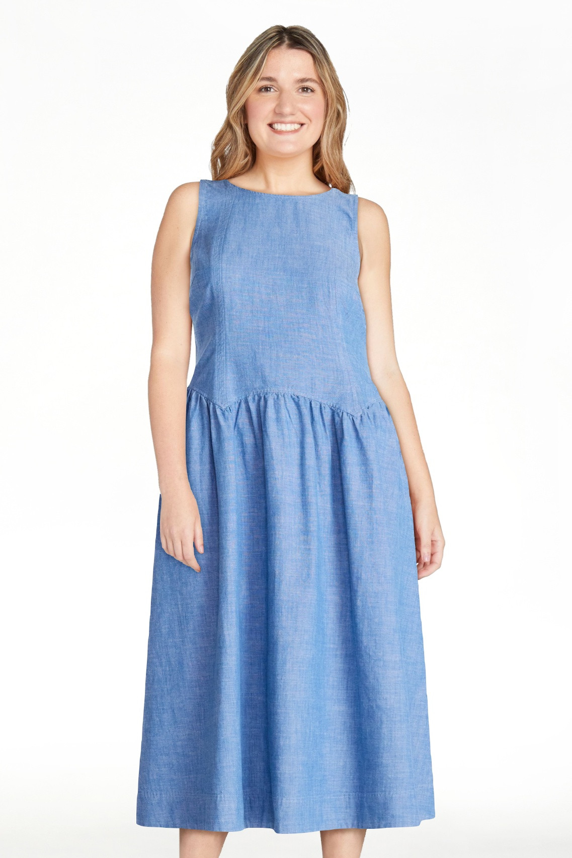 Free Assembly Women\u2019s and Women's Plus Sleeveless Cotton Racer Back Maxi Dress, Sizes XS-4X | Walmart (US)