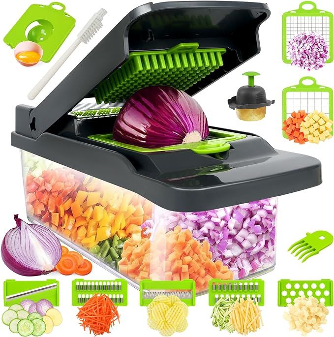 Vegetable Chopper,Food Chopper,Pro 12 in1 Multifunctional Onion Chopper,Veggie Chopper,Vegetable ... | Amazon (US)