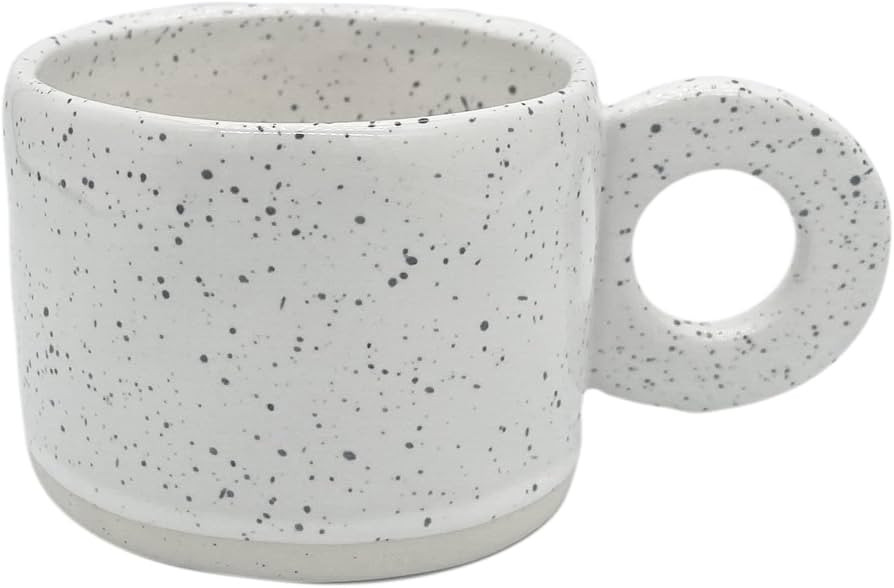 HOOPZOZA 10 OZ Ceramic Coffee Mug Cup Handle Tea Mug Drinking Cup for Cappuccino Latte Espresso B... | Amazon (US)