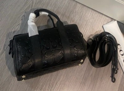 COACH Gotham Duffle 24 In Signature Leather Black CZ497 Outlet NEW | eBay US