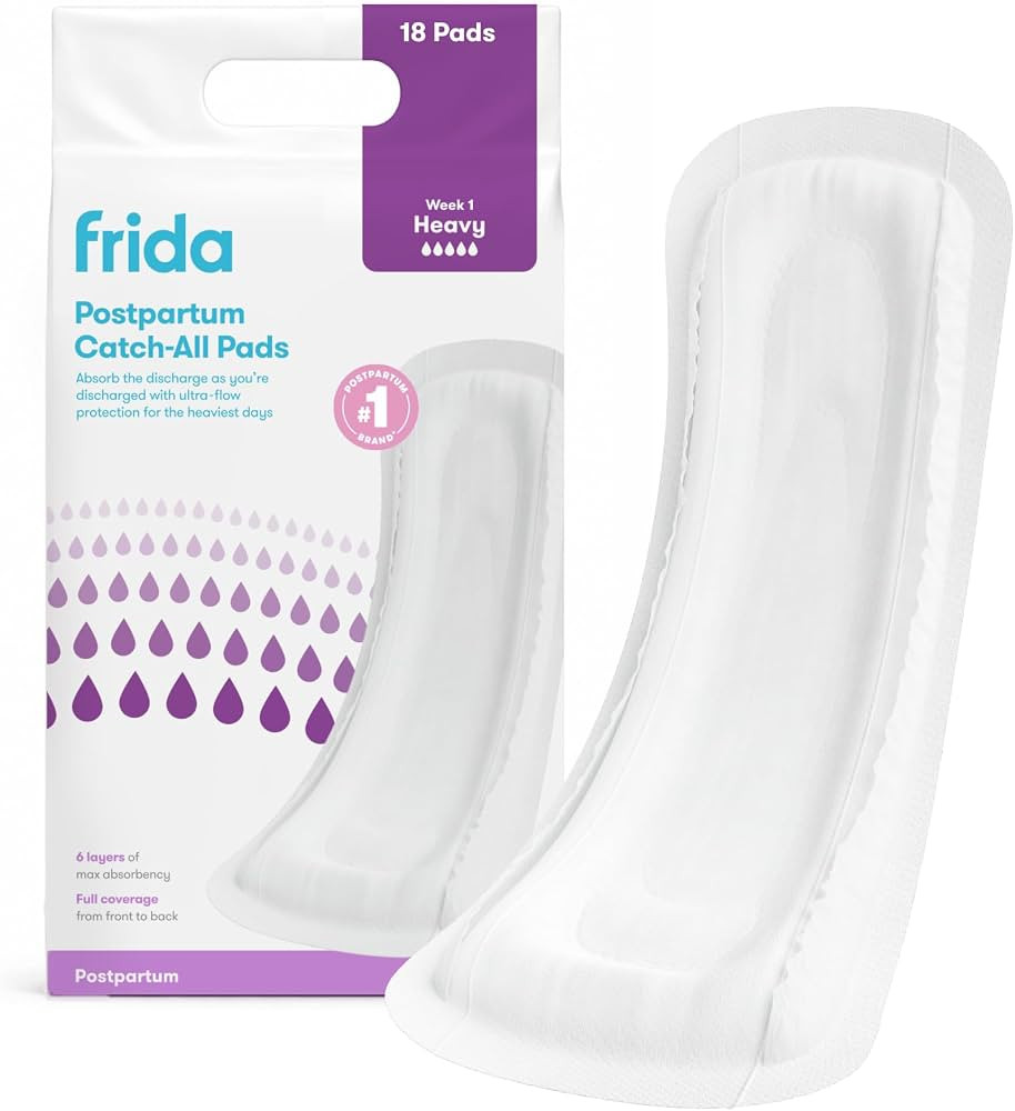 Frida Mom Postpartum Pads, Leak Proof Feminine Care Maxi Pads, 6 Layers | Amazon (US)
