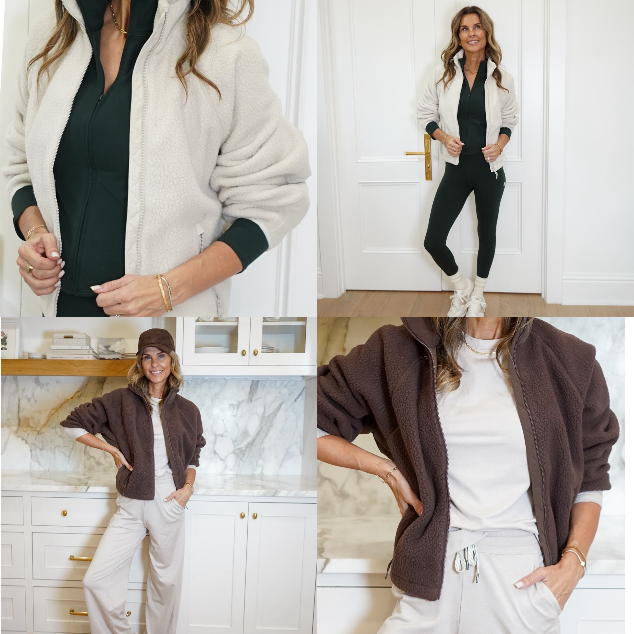 Vuori for the holidays will always bring a smile! Whether you’re shopping for your jet setter friend, activewear, or cozy loungewear, Vuori has it all. I’m 5’6’’

-Alpine Sherpa jackets -Bone & Java size XS
-AllTheFeels ™ leggings-Evergreen
-AllTheFeels ™ Full Zip jacket -Evergreen size S
-Long Sleeve Halo Essential Crew Tee 
-Halo Essential Wideleg Pant wearing SHORT length


@vuori #vuoripartner


#LTKTravel #LTKOver40 #LTKActive
