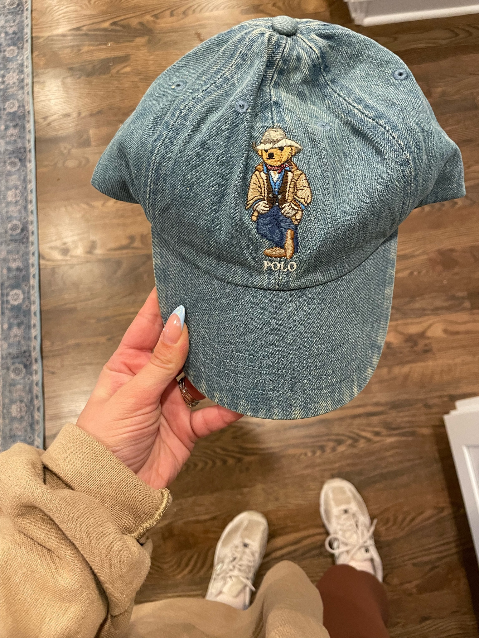 Denim polo Ralph Lauren hat 

#LTKstyletip #LTKunder100