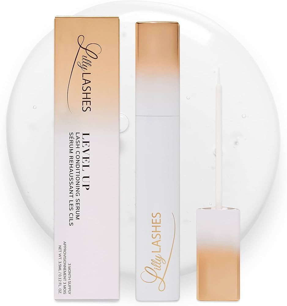 Lilly Lashes Level Up Conditioning Lash Serum, Eyelash Serum, Eyelash Serum for Fuller Natural La... | Amazon (US)