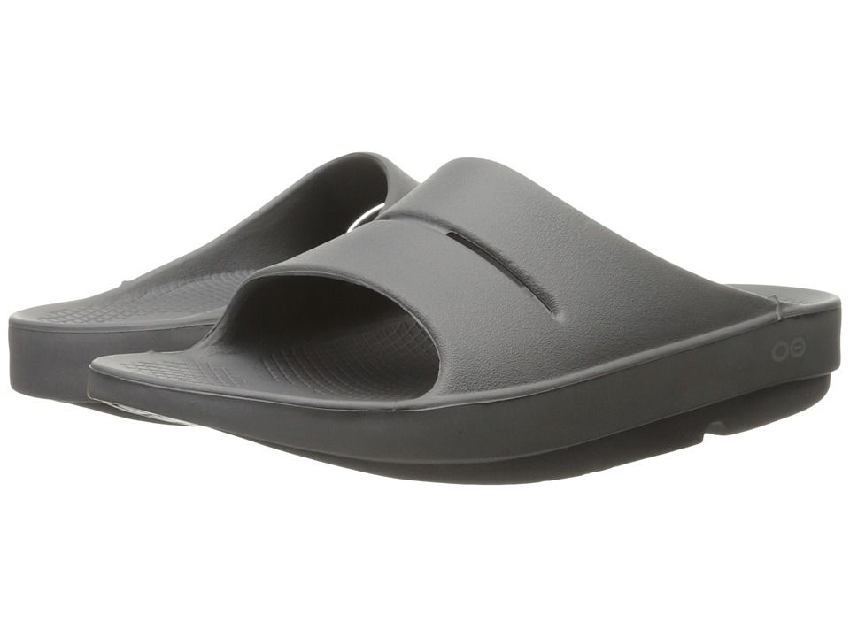 OOFOS - OOahh Slide Sandal (Slate) Sandals | Zappos