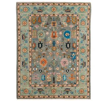 5' 1 x 6' 7  Hand Knotted Oushak Wool Rug | Rugs.com