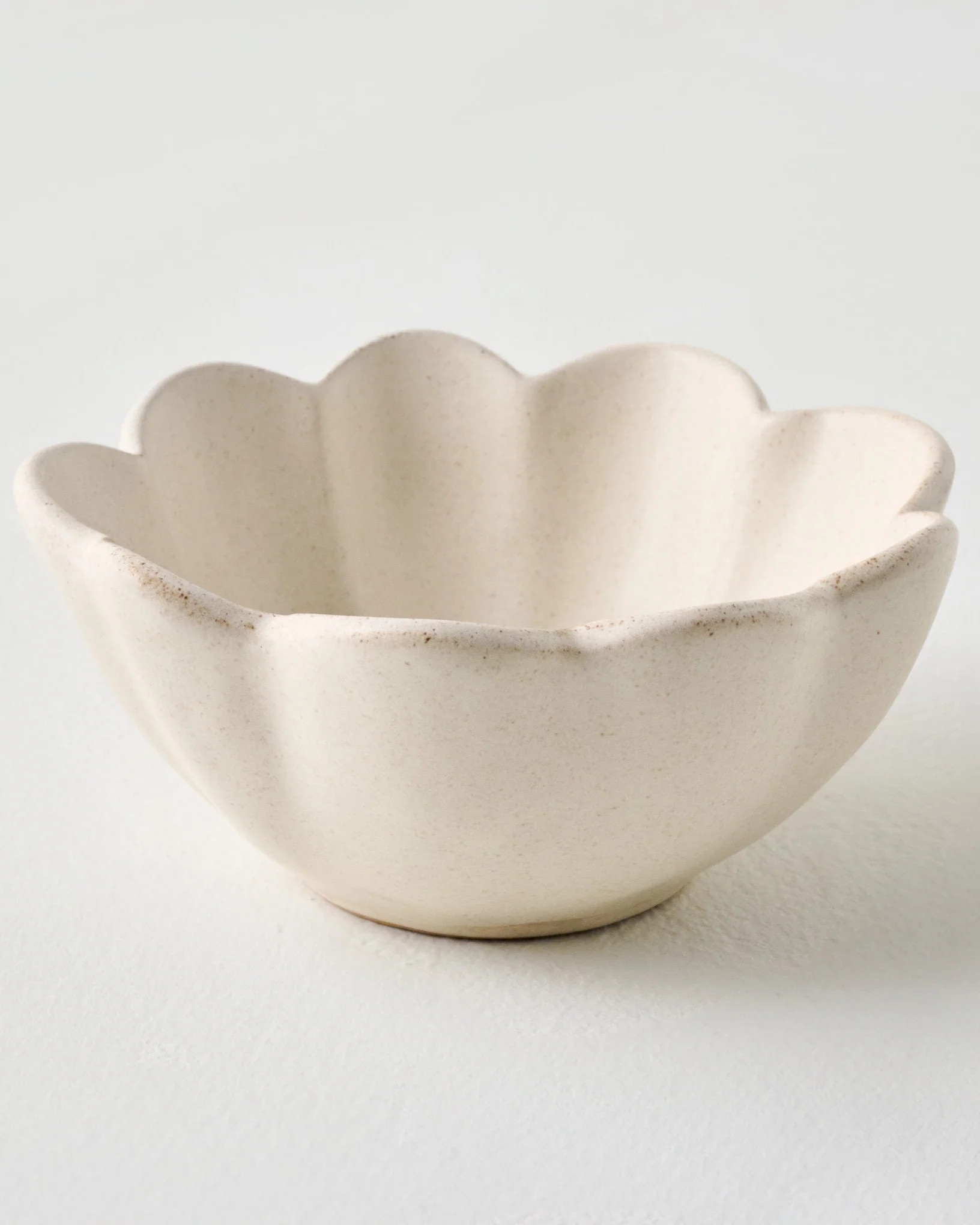 French White Scalloped Mini Bowl | Magnolia