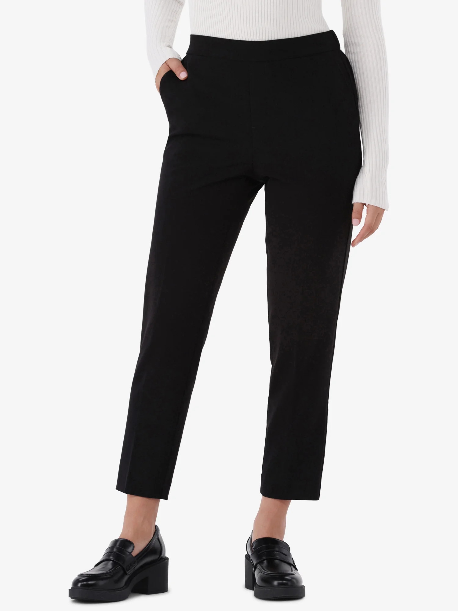 Time and Tru Women's Tapered Pant, Available in Sizes XS-XXL | Walmart (US)