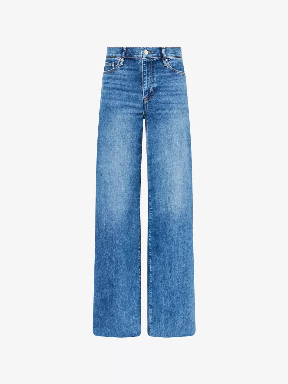 Le Slim Palazzo Long-Leg Stretch-Denim Jeans | Selfridges
