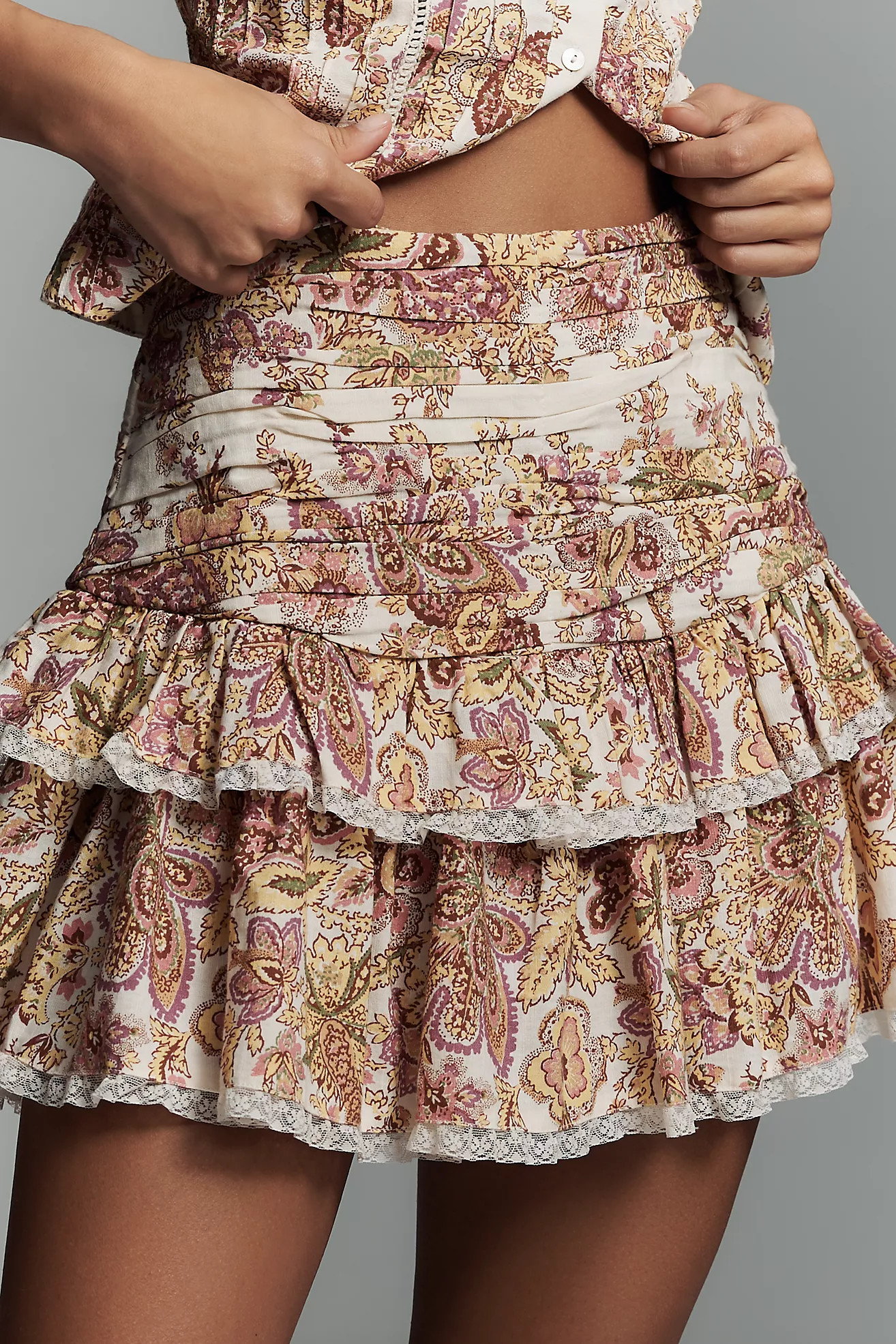 Love The Label Skylar Mini Skirt | Anthropologie (US)