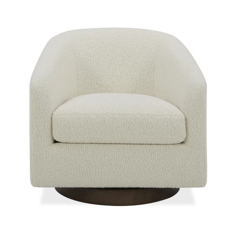 Bennett Upholstered Swivel Barrel Chair | Wayfair North America