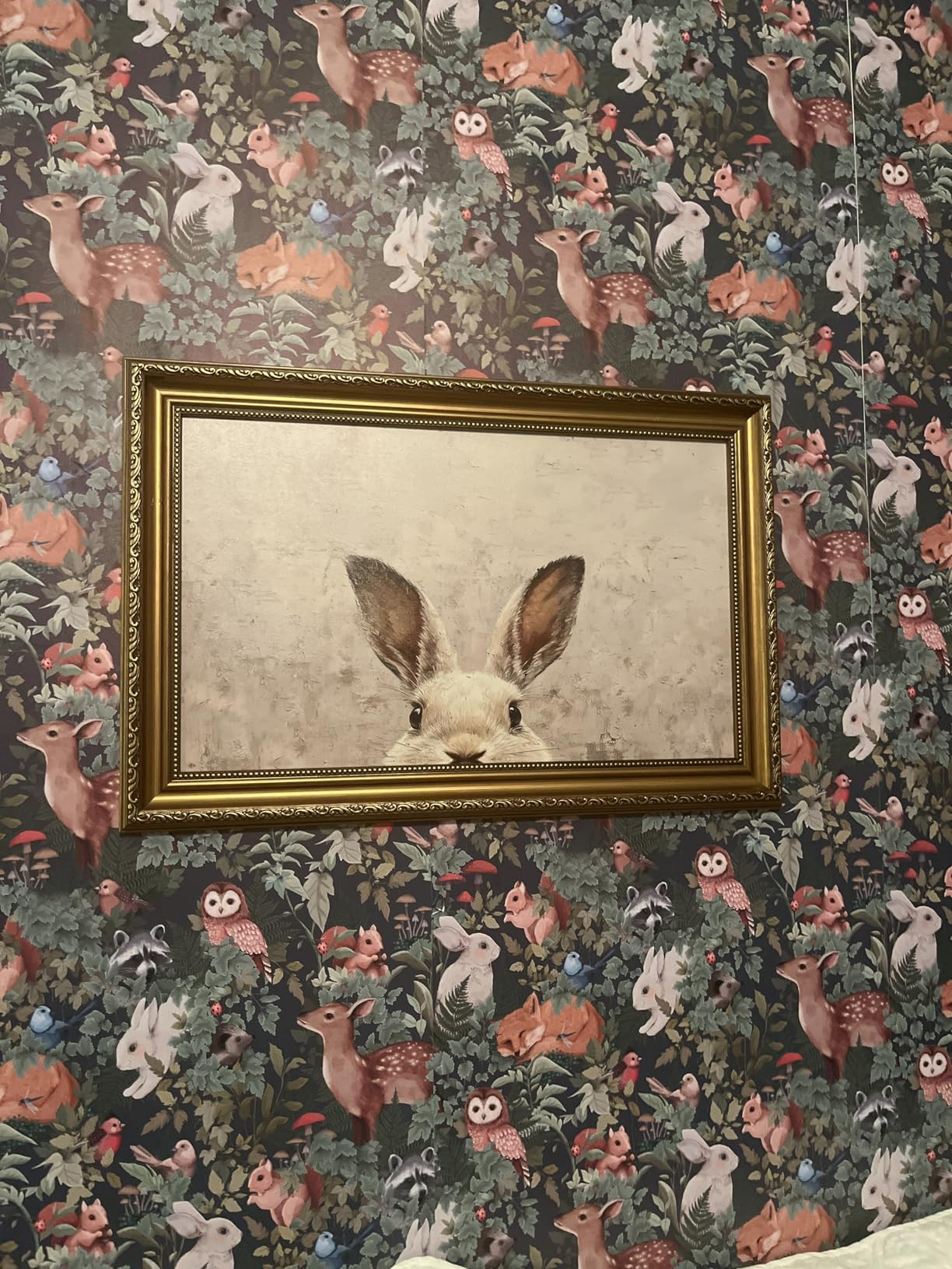 uniro Vintage Gold Framed Horse Wall Art, Farmhouse Decor Horse Canvas Art Prints Painting, Rusti... | Amazon (US)