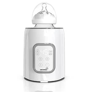 Bottle Warmer, GROWNSY 5-in-1 Fast Baby Food Heater&Defrost BPA-Free Warmer with Timer LCD Displa... | Amazon (US)