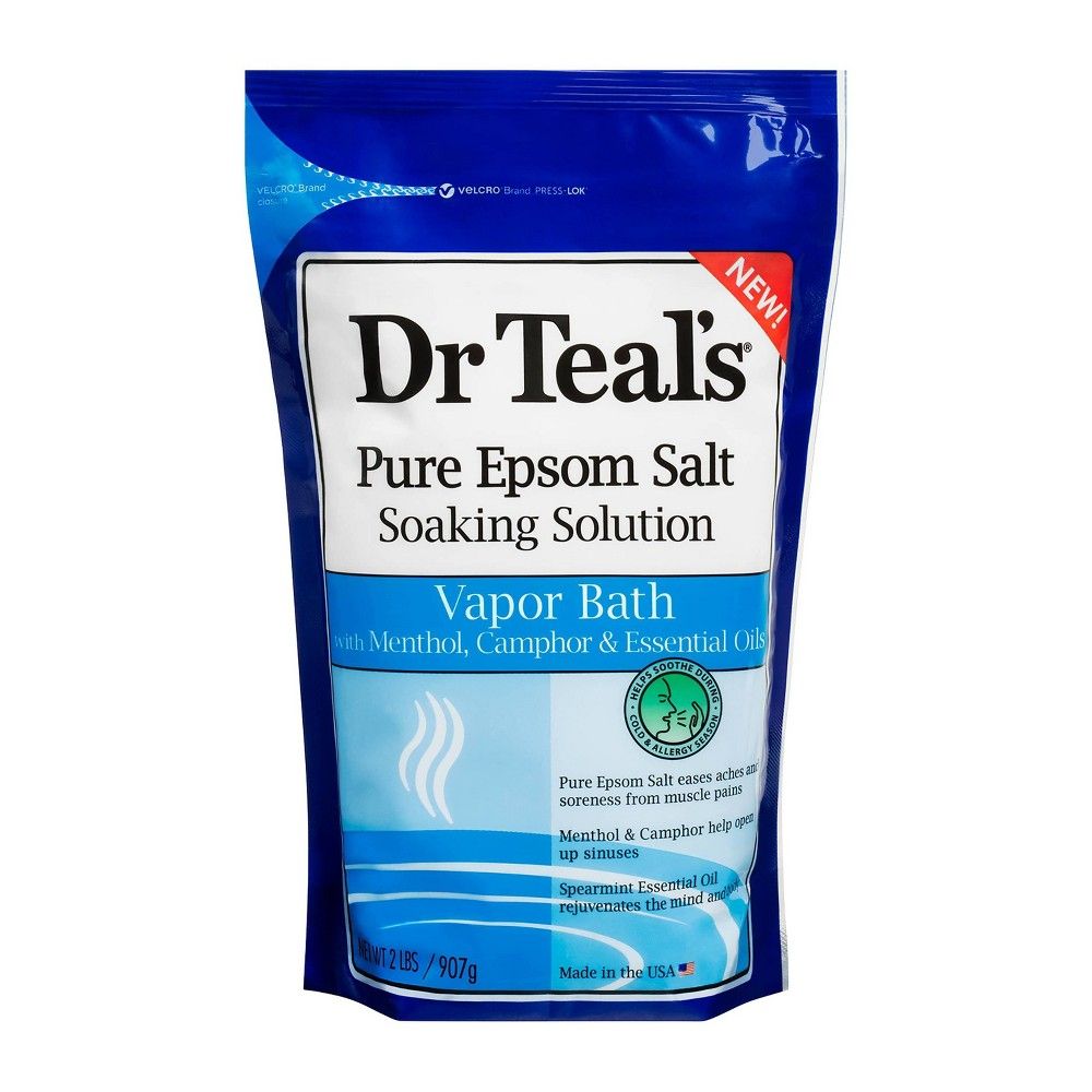 Dr Teal's Vapor Epsom Bath Salt - 32oz | Target