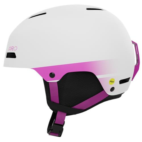 Giro Ledge MIPS Snow Helmet - Matte White/Pink - Size L (59-62.5cm) | Amazon (US)