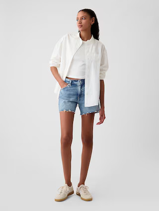 4" Low Rise Stride Denim Shorts | Gap (US)