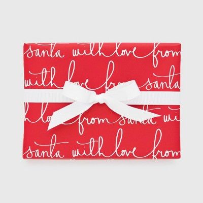 Red From Santa Gift Wrap, Single Roll - Sugar Paper™ | Target