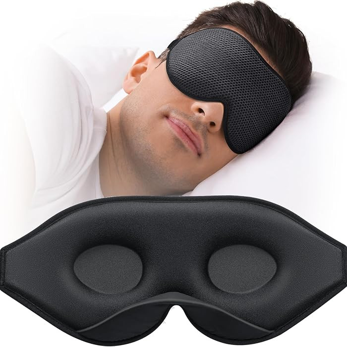 MABAO Sleep Mask for Side Sleeper, Eye Mask for Sleeping Women Men, 3D Contoured Cup No Eye Press... | Amazon (US)