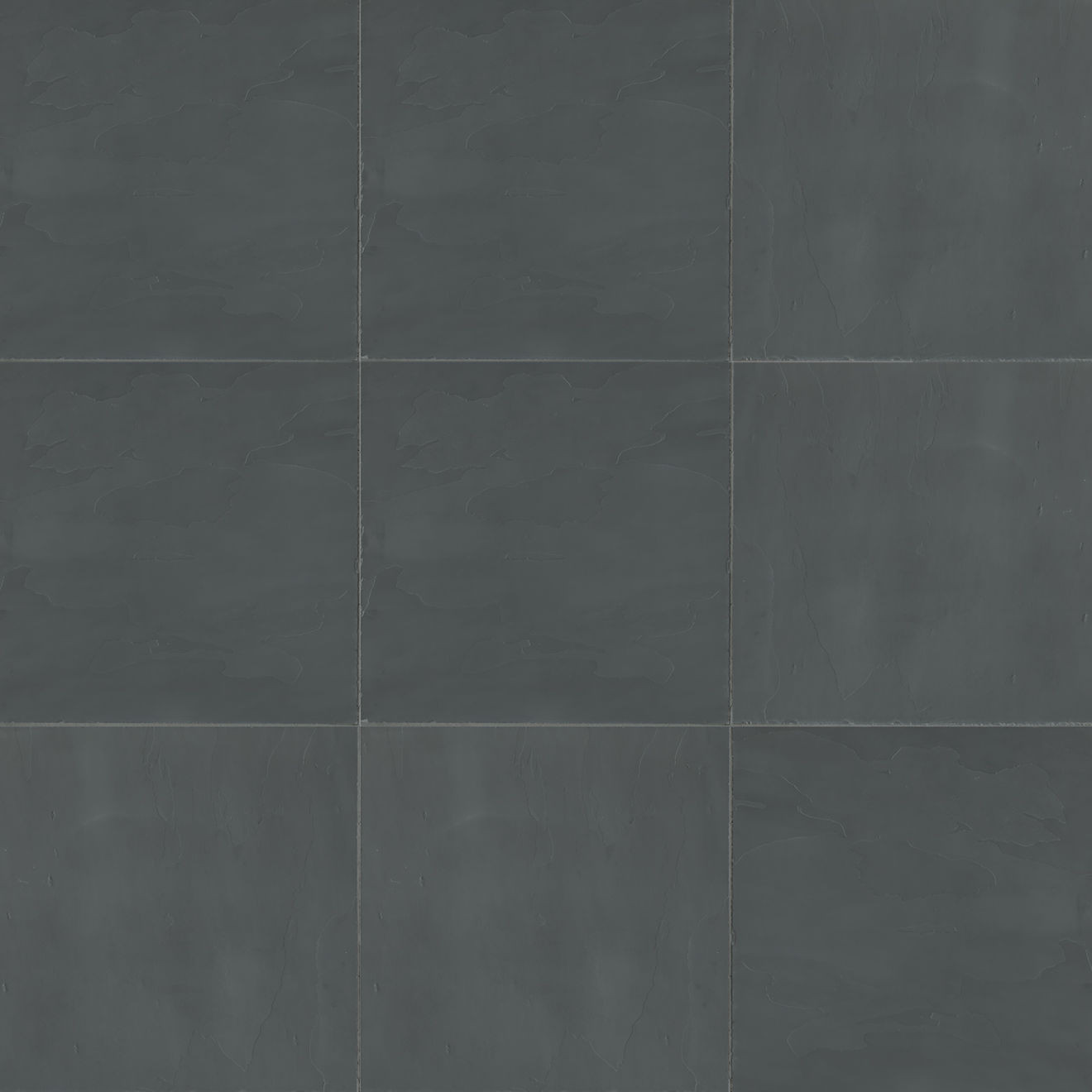 Andra Black 16" x 16" Gauged Slate Tile | Bedrosians Tile & Stone
