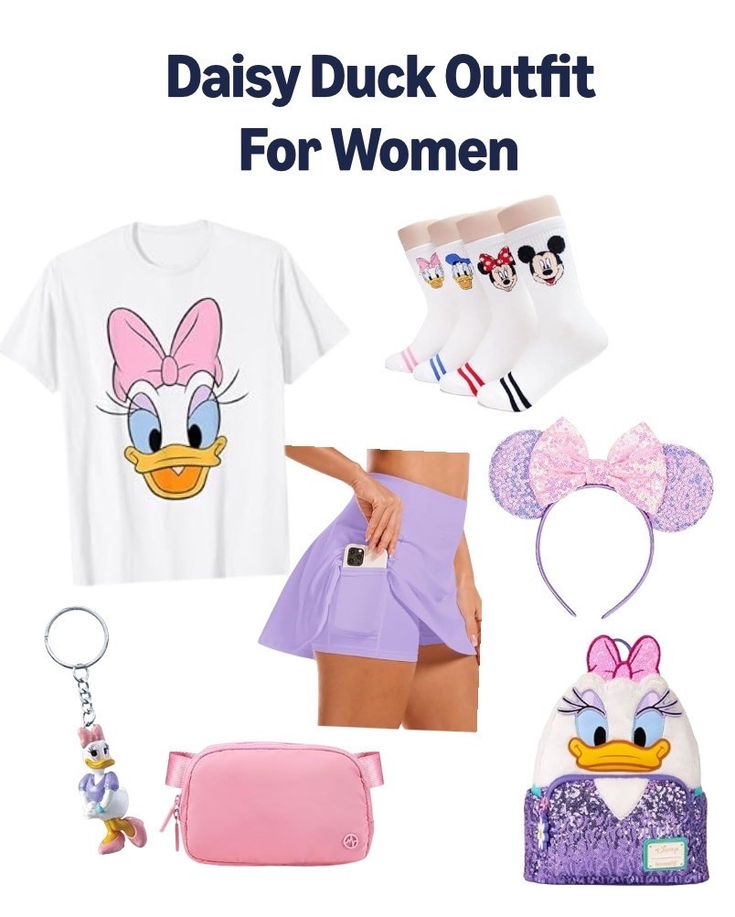 Cute Daisy Duck outfit for women 🩷💜

#LTKootd #LTKgrwm #LTKTravel
