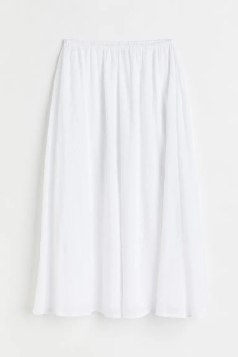 Eyelet Embroidery Skirt | H&M (US)