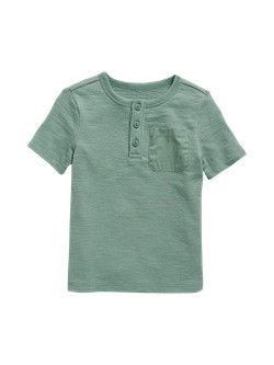 Jacquard-Knit Henley Pocket T-Shirt for Toddler Boys | Old Navy (US)